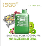 ISGO NEW YORK 8000 PUFFS DISPOSABLE