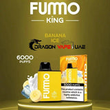 FUMMO KING DISPOSABLE 6000 PUFFS 20MG IN UAE