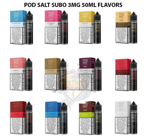 Pod Salt 50ml 3mg E-liquid All Series