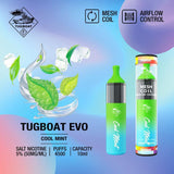 COOL MINT FLAVOUR TUGBOAT EVO4500 DISPOSABLE 