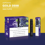 VAPOKISS GOLD 3500 PUFFS IN DUBAI