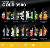 VAPOKISS GOLD 3500 PUFFS IN DUBAI