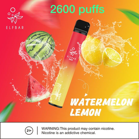 Elfbar_2600_Puffs-Watermelon_Lemon