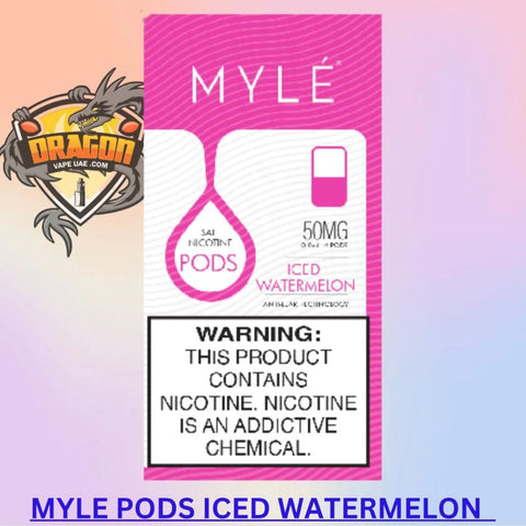 MYLE PODS ICED WATERMELON-50MG